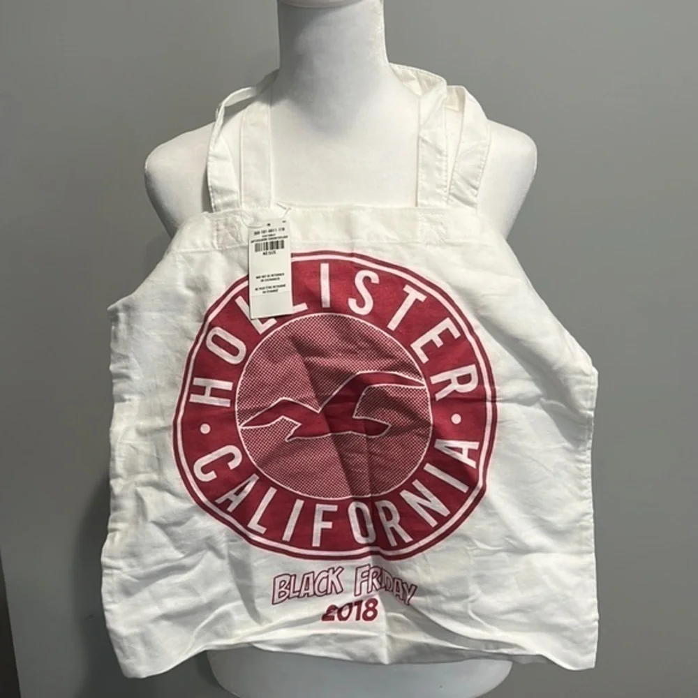 Hollister Co Black Friday White Red Tote Bag Nwt New‎